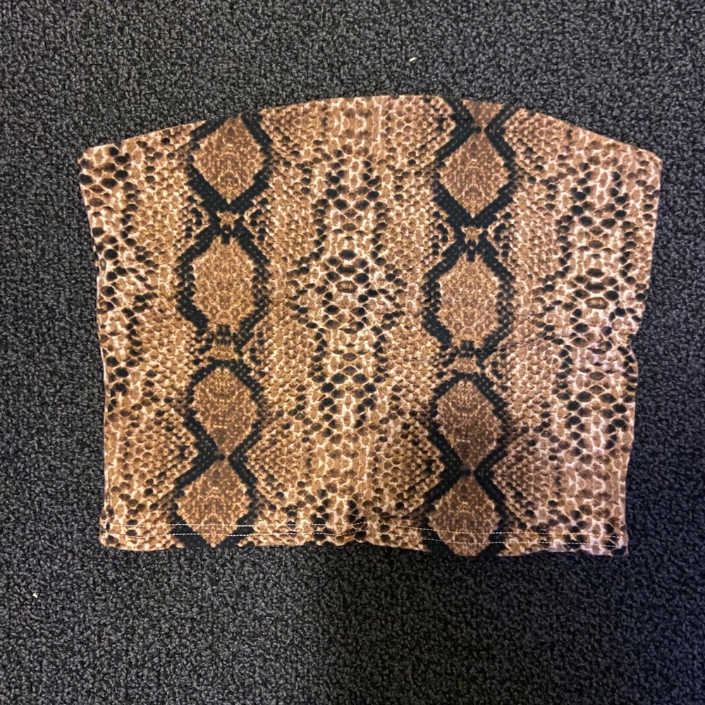 Snakeskin Urban Outfitters Tube top
